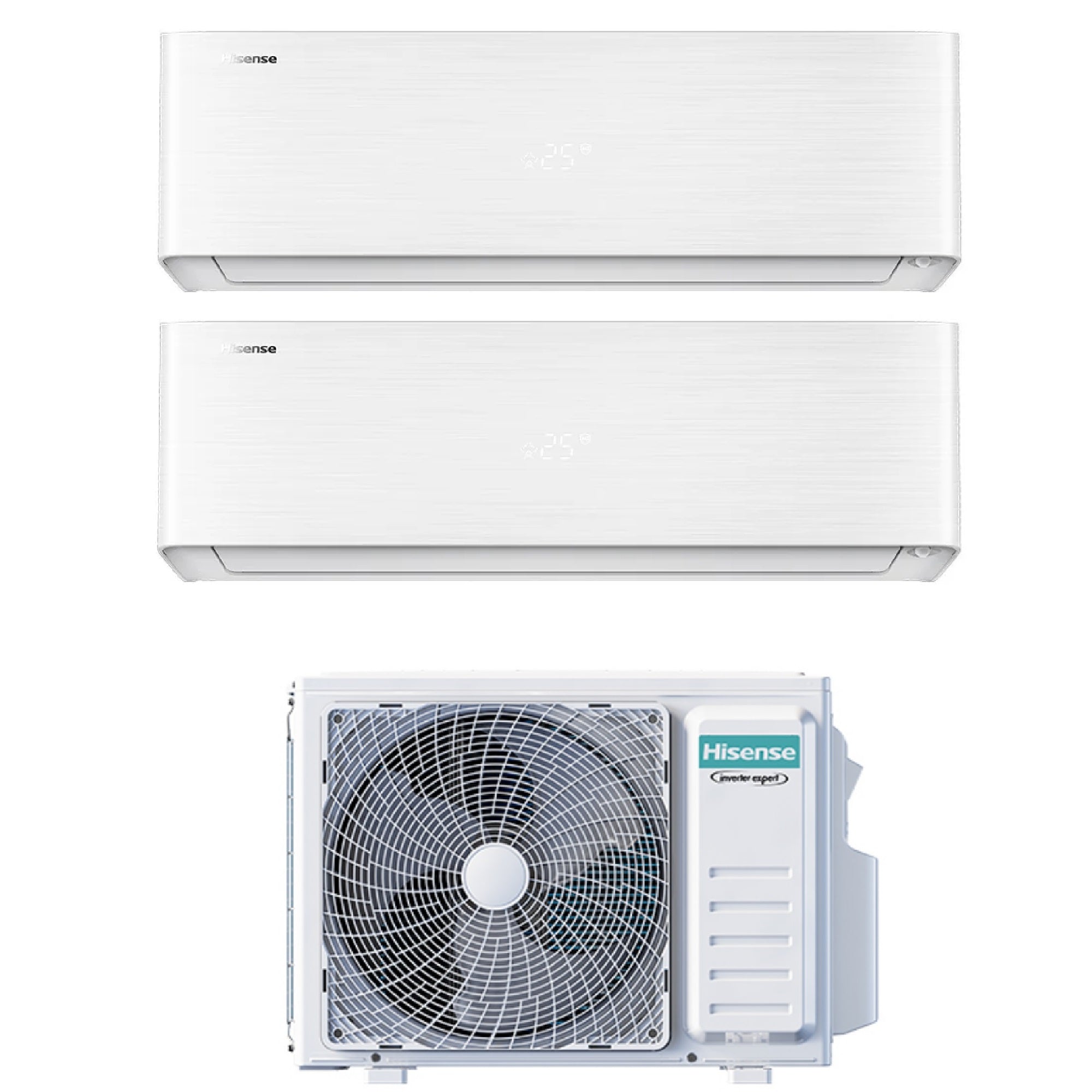 Climatizzatore Hisense Energy Pro X Dual Split 9000+12000 btu Wi-Fi 2AMW42U4RGC