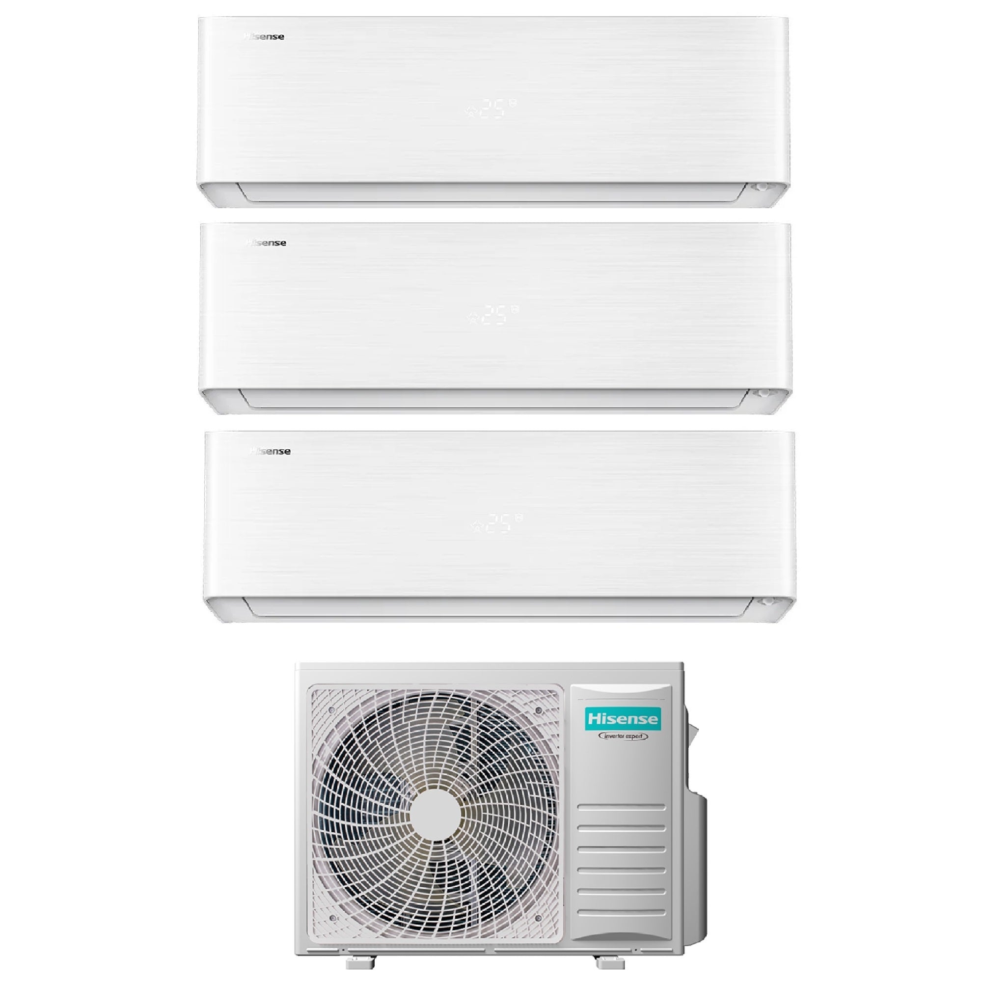 Climatizzatore Hisense Energy Pro X Trial Split 9000+9000+12000 btu Wi-Fi 3AMW62U4RJC