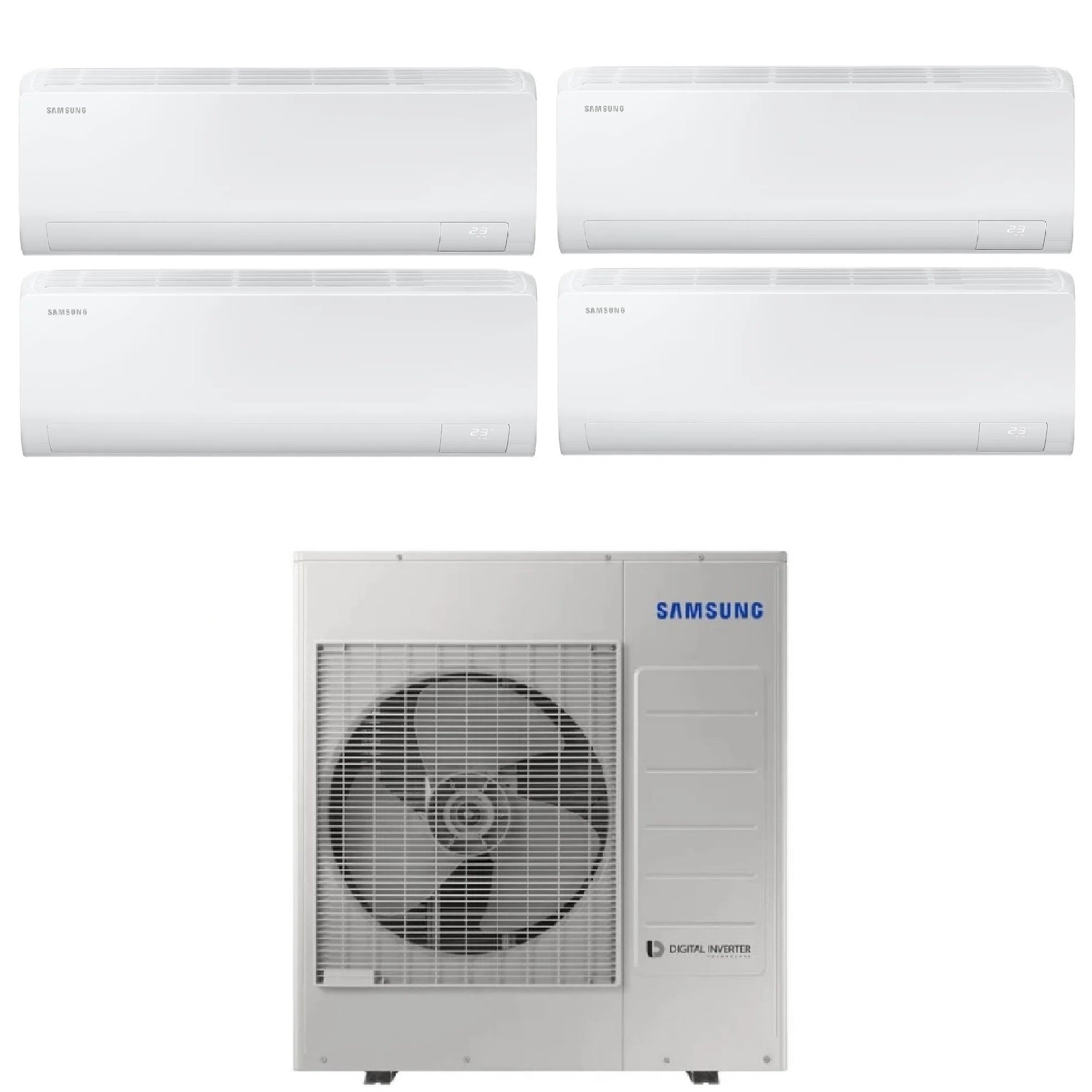 Climatizzatore Samsung Cebu S2 Quadri Split 12000+12000+12000+12000 btu Wi-Fi AJ100TXJ5KG/EU