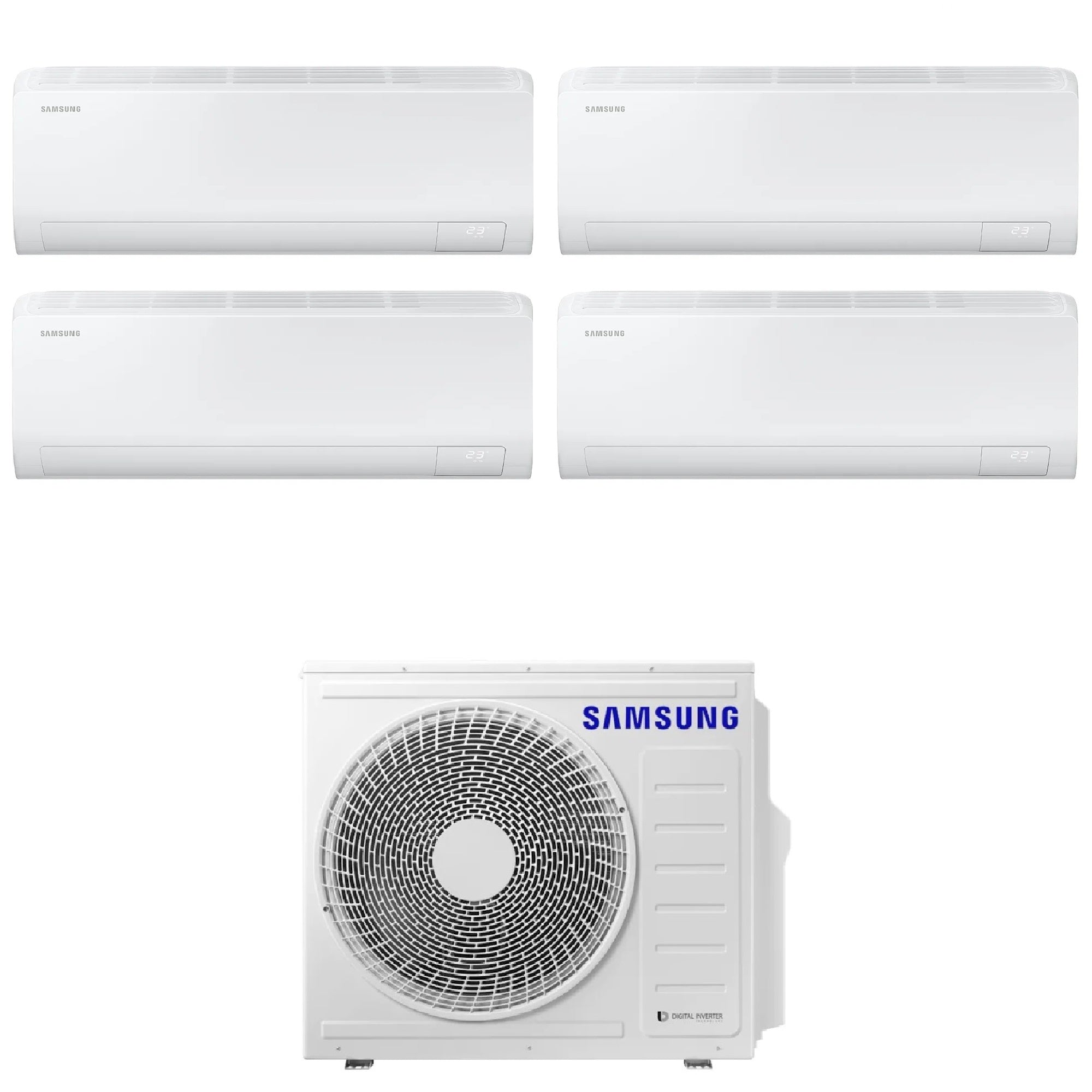 Climatizzatore Samsung Cebu S2 Quadri Split 7000+7000+9000+18000 btu Wi-Fi AJ080TXJ4KG/EU