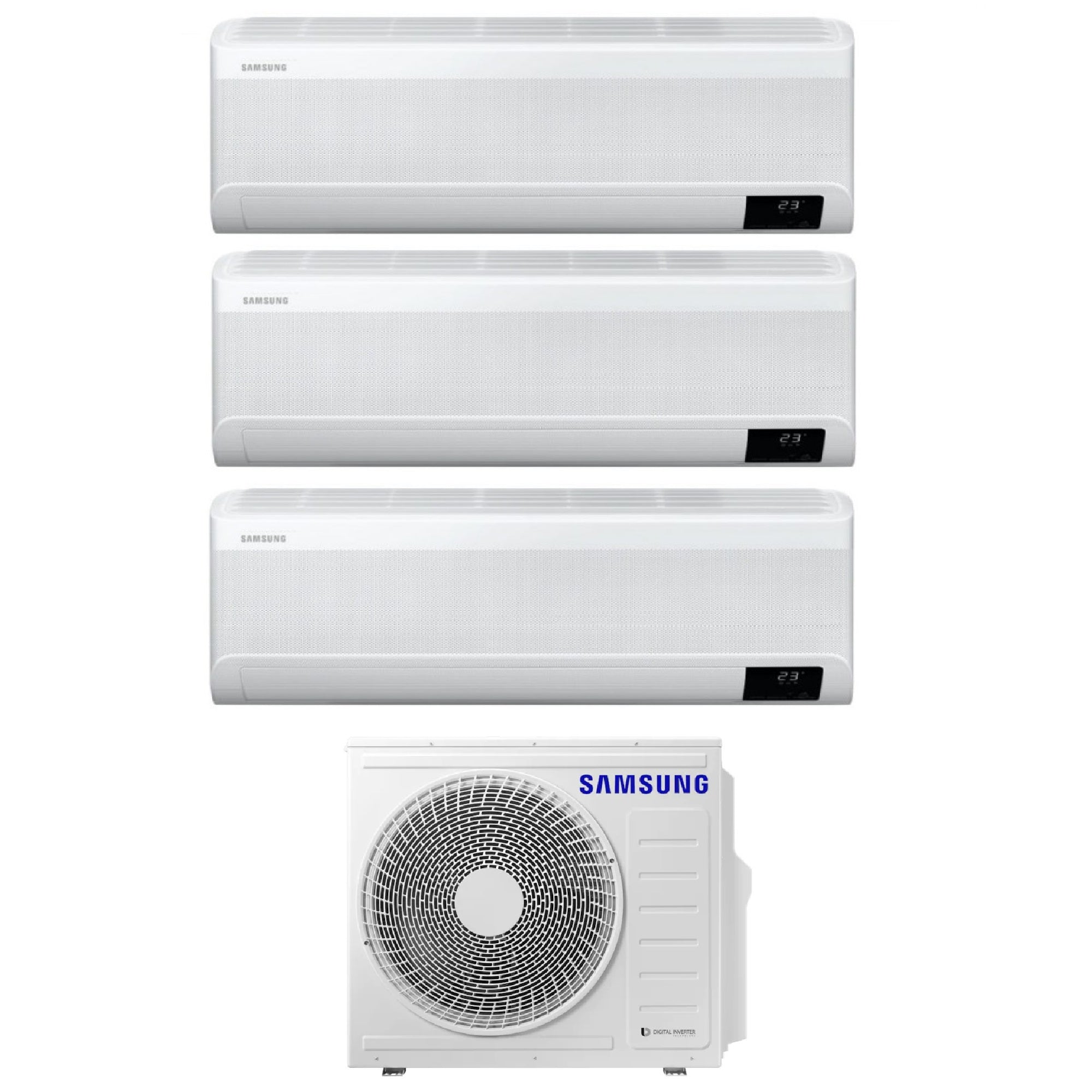 Climatizzatore Samsung Windfree Avant Trial Split 7000+7000+18000 btu Wi-Fi AJ068TXJ3KG/EU