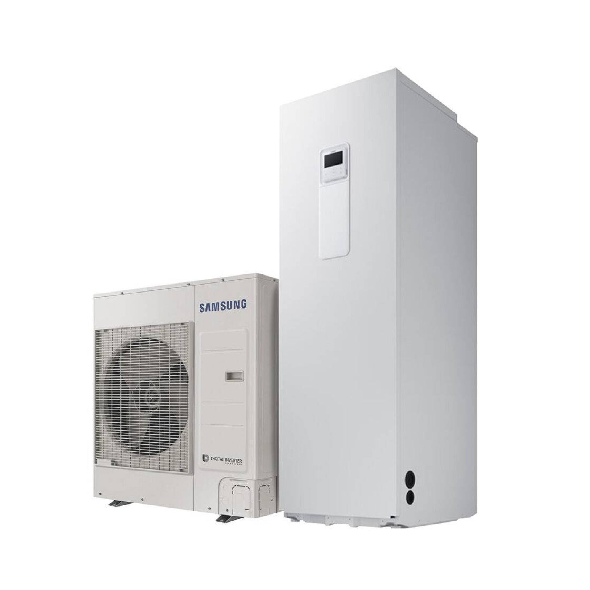 Pompa di calore aria-acqua 6 Kw Samsung AE060RXEDEG/EU Sistema EHS Split Inverter Monofase R32 + ClimateHub AE260RNWSEG/EU