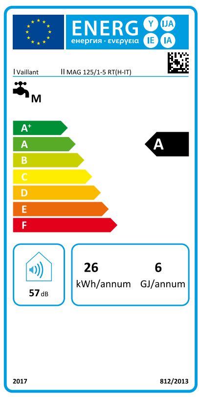 Scaldabagno a gas GPL 12 Litri Vaillant turboMAG Plus 125/1-5 RT Camera Stagna