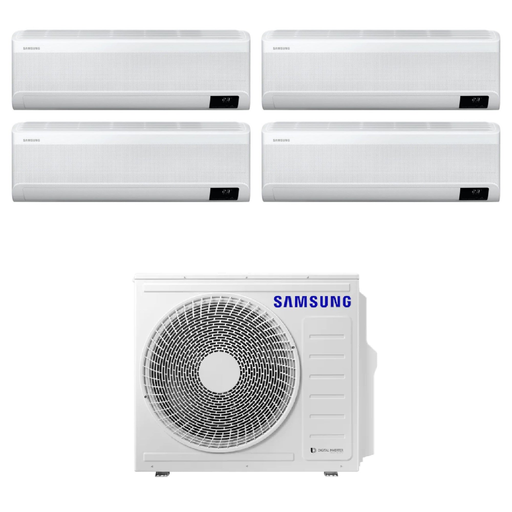 Climatizzatore Samsung Windfree Avant Quadri Split 7000+7000+7000+12000 btu Wi-Fi AJ080TXJ4KG/EU