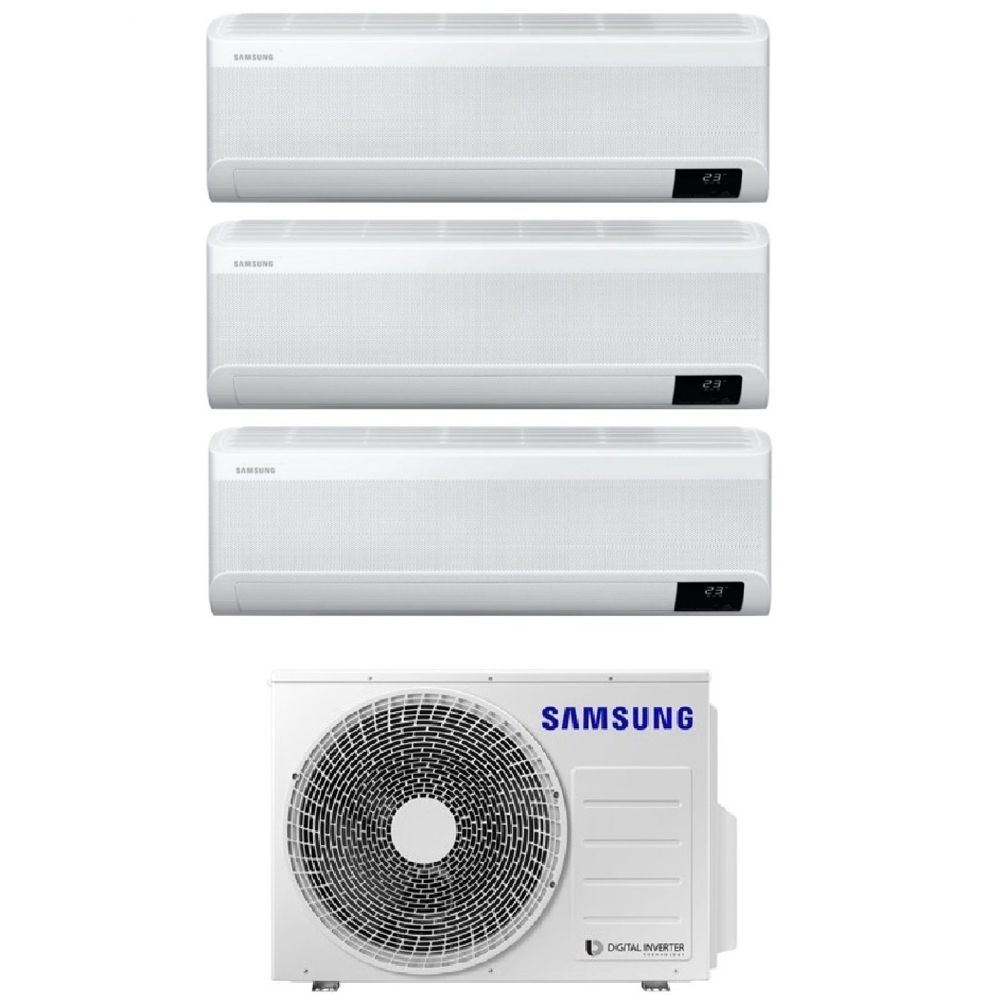 Climatizzatore Samsung Windfree Elite Trial Split 7000+7000+12000 btu Wi-Fi AJ052TXJ3KG/EU